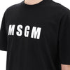MSGM ロゴ Tシャツ 3240MM94 227298 99 ブラック 127481211 [P]