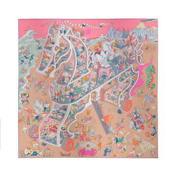 Hermes Silk Twill Scarf H004281S 06 152754349