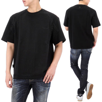 WOOYOUNGMI Stickerei T-Shirt mit kurzer Pumpe 25SS W251TS09735B 141988364