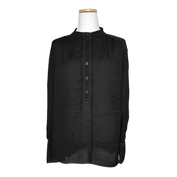 PROENZA SCHOULER プロエンザ・シュラー ホワイトレベル ブラック ブラウス 66 142010831