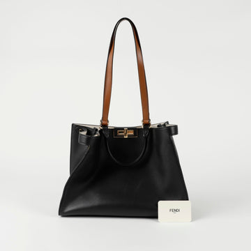 FENDI 8BH377 Peekaboo Small Tote Schultertasche 141749119