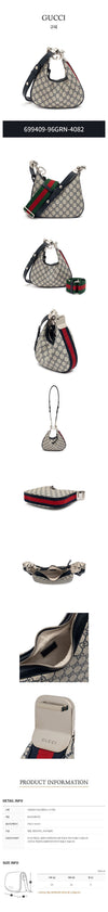 GUCCI Atashu Kleine Schultertasche 699409-96GRN-4091 67191049 [P]