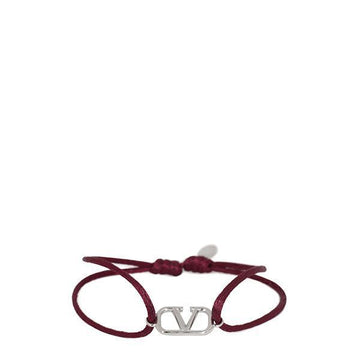 VALENTINO ダークレッド Vロゴ ブレスレット J0M96 DTK Y9Q 140491202