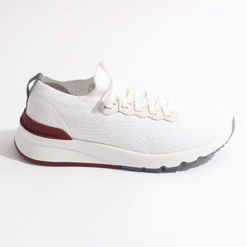 BRUNELLO CUCINELLI 26SS ニットスニーカー ホワイト MZUPMBO252 CJ987 142065803