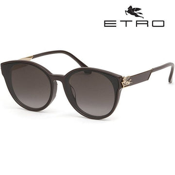 ETRO Sonnenbrille 0100FSK 09QHA Asian Fit Luxus Flache Runde Hornrahmen 142081844