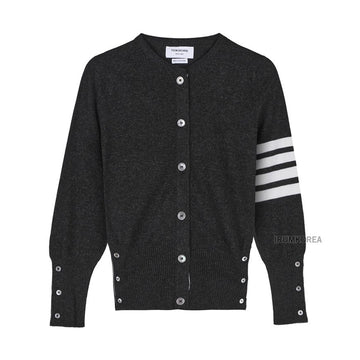 Thom Browne Cashmere 4-Bar Cardigan FW25 Women FKC002A 00011 025 142084200