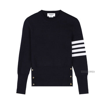 THOM BROWNE FW25 レディース スティッチ 4バー ニット stamp: FKA239A 415 142084205