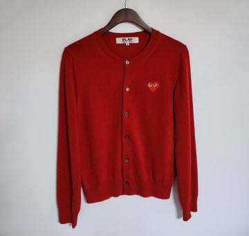 COMME DES GARCONS M レッド レッドワッペン レディース カーディガン AZ-N007 142084699