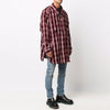 Faith Connexion Classic Button Red Check Shirt 33038826 [P]