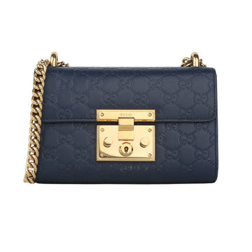GUCCI 409487 GG Supreme Padlock Kleine Schultertasche 35578K-1 142117415