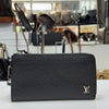 Louis Vuitton Taiga Zipper Dragonne Strap Black Long Wallet M69409 142123894 [P]