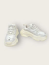 BALENCIAGA ホワイトオールオーバートリプルSスニーカー 41595456 [P]