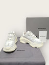BALENCIAGA ホワイトオールオーバートリプルSスニーカー 41595456 [P]