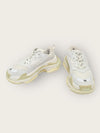 BALENCIAGA Cremeweiße Triple S Sneakers 142133762 [P]