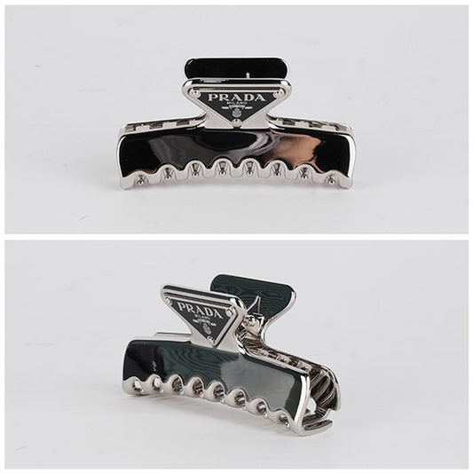 Prada Triangle Logo Metal Hair Clip 1IF103 2BA6 F0276 142138151 [P]