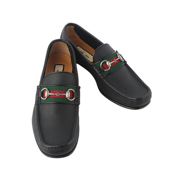 GUCCI 673819 Dreistreifen Web-Horsebit Loafer 7 1/2 35581 142138750