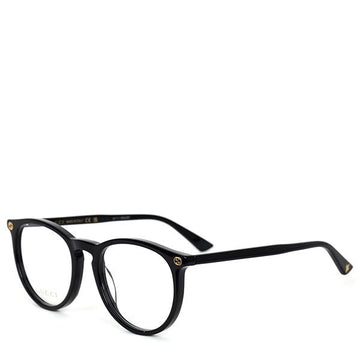 Gucci Black GG Round Glasses GG0027O 001 123450615