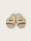 DIOR Beige CD Logo Montain 30 Slipper Mule 142146066 [P]