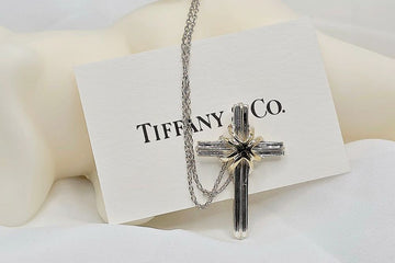 TIFFANY & CO ティファニー ゴールド クロス ペンダント ネックレス 142148776