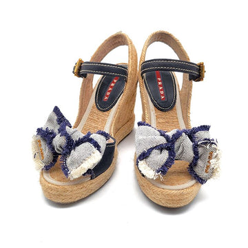 Prada Espadrille Wedge Sandals L533119 142150759