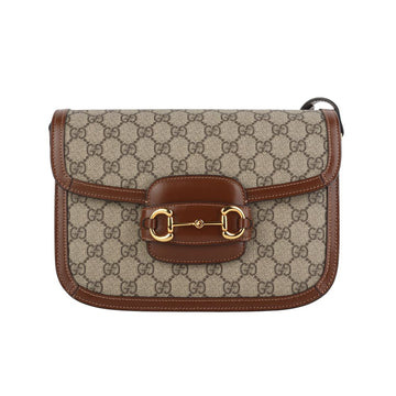 GUCCI 602204 GG Supreme Horsebit 1955 Schultertasche 35588 142210320