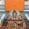 HERMES オアシス サンダル スリッパ ゴールド H071002 142216231 [P]
