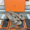 Hermes Oasis Sandal Slipper Etoupe 151215ZH 142257105 [P]