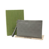 GUCCI Graue GG gepresste Leder-Tragetasche Clutch / 625569 142308649 [P]