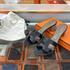 Hermes Oasis Sandal Slipper Black H071002 142309072 [P]