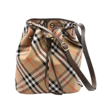 BURBERRY Kordelzug Karomuster Bucket Bag 8093804 142313383