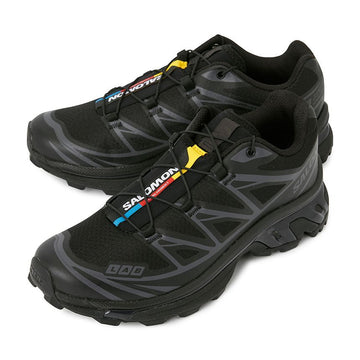 SALOMON XT-6 ブラック ランニングシューズ L41086600 (ユニセックス) 142313539