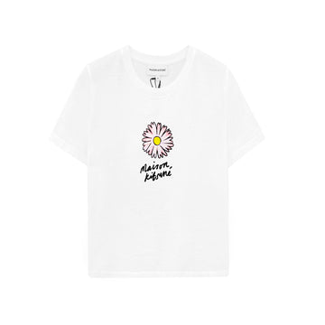 MAISON KITSUNE Blumen Damen T-Shirt MW00123 142313717