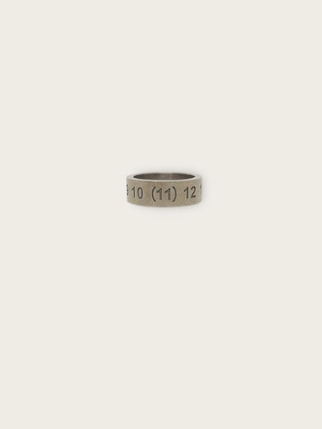 MAISON MARGIELA シルバー ニューメリカル ナンバリング リング 3 117412621