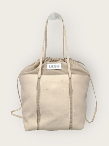 MAISON MARGIELA ベージュ ドローストリング ショッピング ショルダーバッグ 78991480