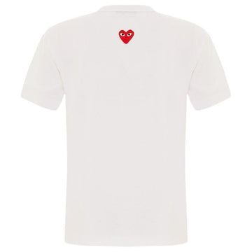 Comme Des Garcons 25SS Women's Heart Patch T-Shirt White AX-T340-051-3 139000089