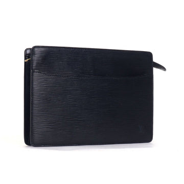 Louis Vuitton Limited Pouch Homme Clutch Bag Second Bag Epi Black 2673 142375393