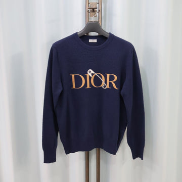 DIOR Diol x Judy Blame Navy Clip Logo Strick L/100 142453221