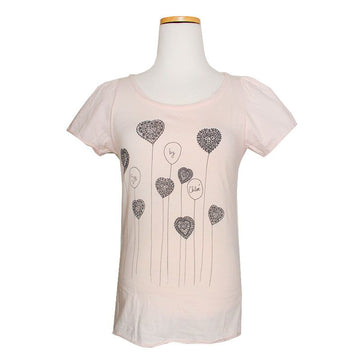 SEE BY CHLOE シー バイ クロエ ライトピンク コットン プリント Tシャツ 44 142518079