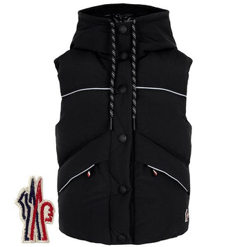 Moncler Black Arolla Grenoble Hooded Goose Down Vest AROLLA 1A00006 595M6 999 116341833