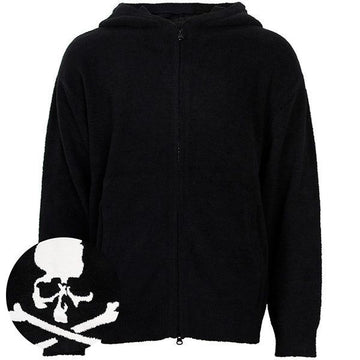 MASTERMIND JAPAN マスターマインド ブラック スカル フード ジャケット MW24S13 BL057 116921380