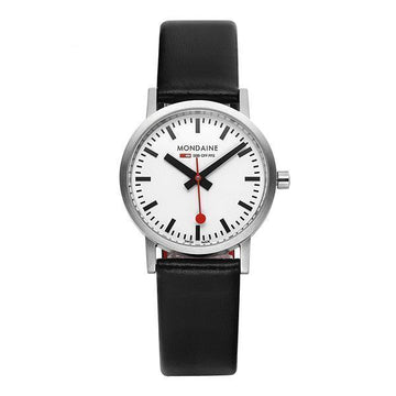 MONDAINE クラシックレディースレザーボ時計 153245403 [P]