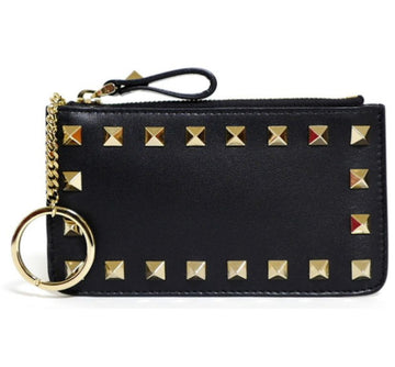 VALENTINO Rockstud Schlüsselportemonnaie aus Leder 0NO (NERO) NW1B0276 BOL 30481164
