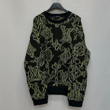 LOUIS VUITTON ウェーブ モノグラム ニット 110 142549920