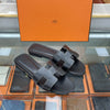 Hermes Oran Sandal Slipper Black H021056 142555907 [P]