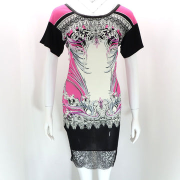 Roberto Cavalli Lace Trim T-Shirt Dress 88417799 142561636