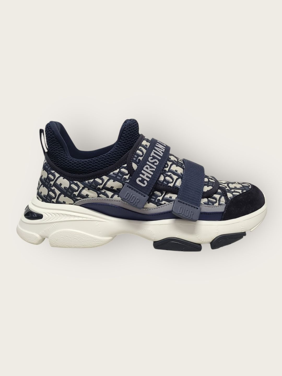 Dior Deep Blue Oblique D-Wonder Sneakers 142562887 – trenbe