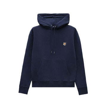 MAISON KITSUNE パッチ付きフードティー インクブルー 114886078 [P]