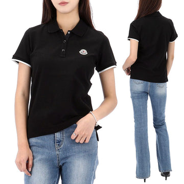 Moncler Logo Patch Polo T-Shirt 142592106