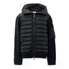 Moncler Tricot Padded Knit Jacket with Logo Patch 142563954 [P]