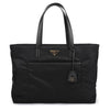 PRADA ラージナイロンとサフィアーノレザーのトートバッグ 142600125 [P]